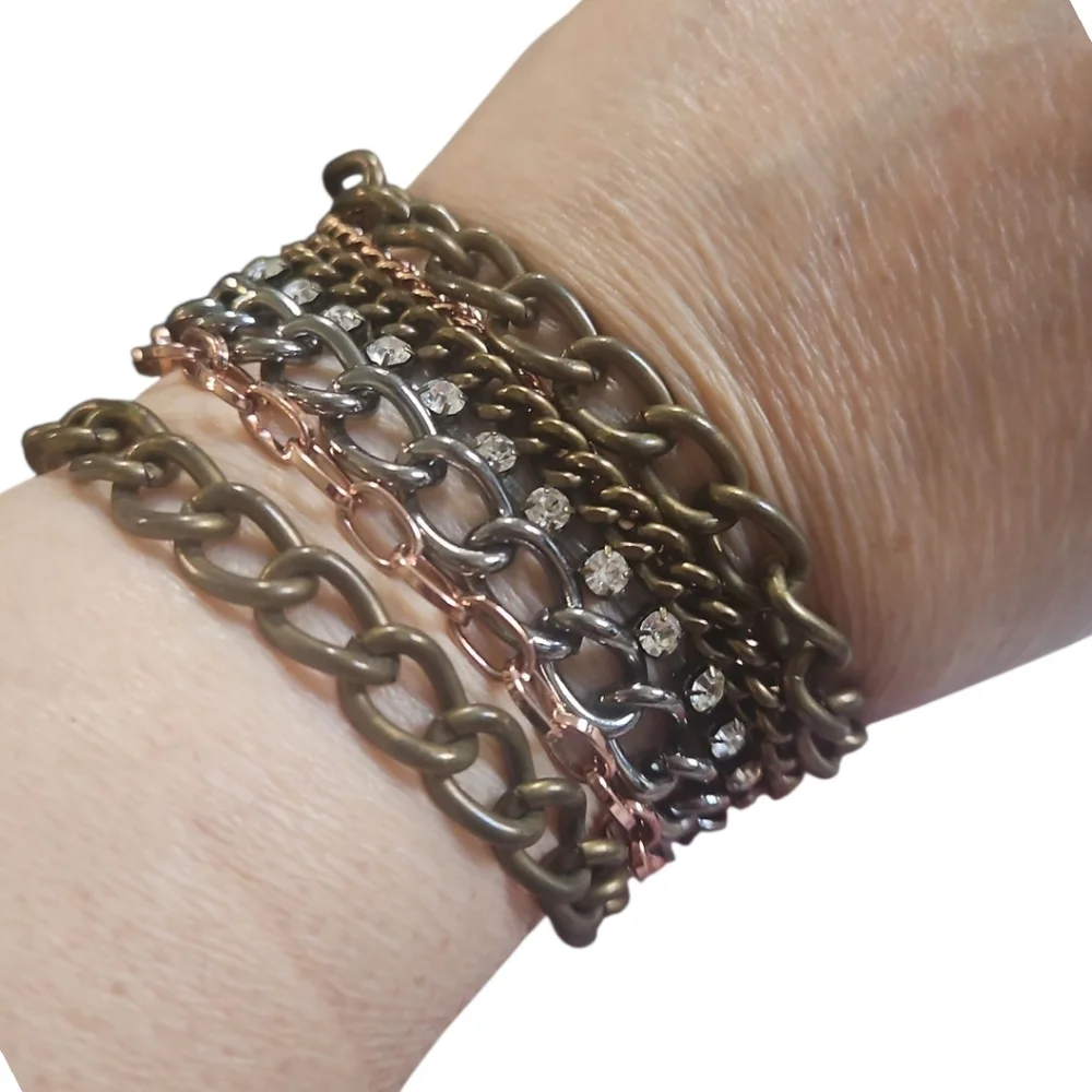 Kennth Cole Chic Statement Multi-Chain Bracelet